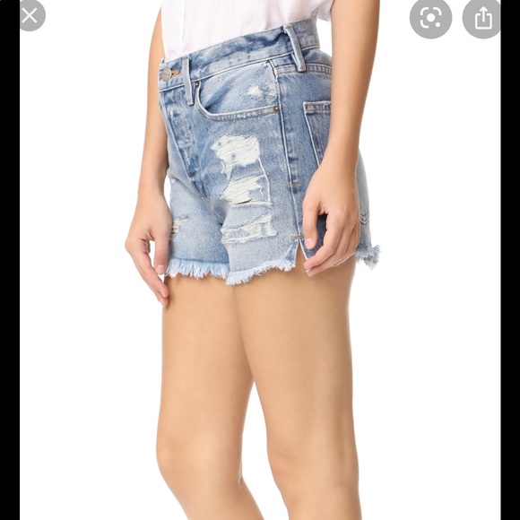 NWT Frame Denim Le Original Shorts Sz 28 - Picture 2 of 3